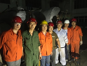 火龍節能內部開展汽輪機保溫項目施工相互參觀學習活動