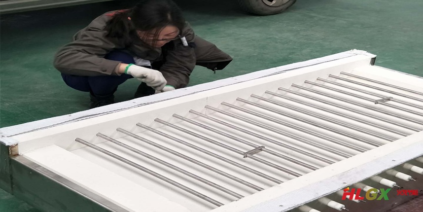 HLGX陶瓷纖維擋火板應用于化成箔生產線烘干爐保溫